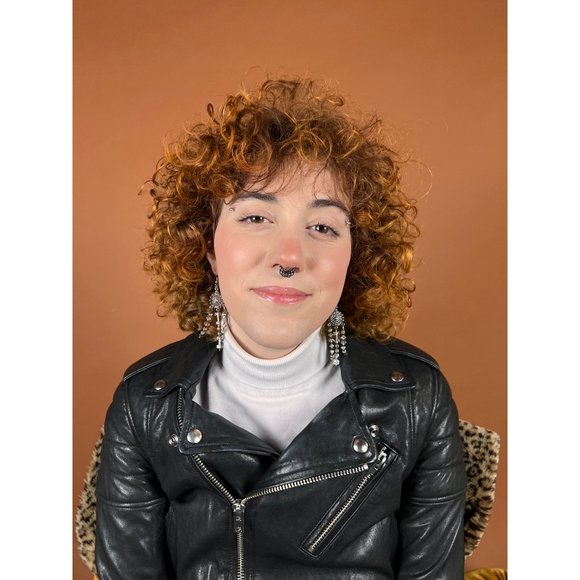 Handmade Silver & Clear Crystal Sunflower Dangle Boho Floral Earrings - Picture 2 of 4